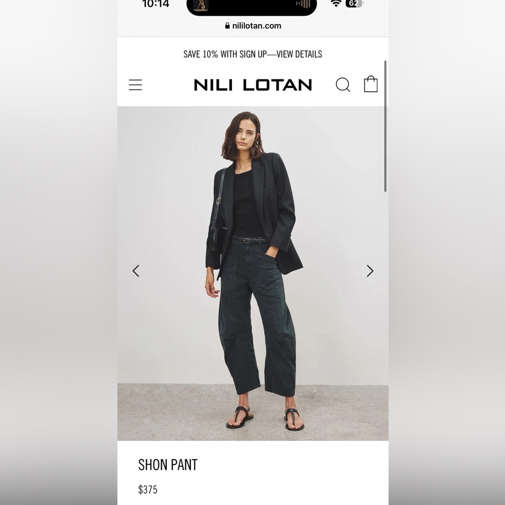Nili Lotan Shon Pant
